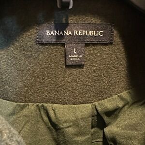 Banana Republic Forest Green Outerwear